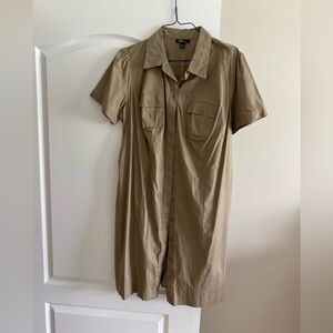 AGN Woman Shirt Dress Kaki Color. Size 20W